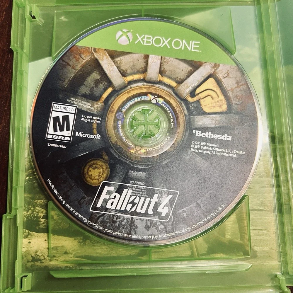 Fallout 4 Xbox‎ One Complete w/ Case & Disc Tested 2015 Bethesda M Rated